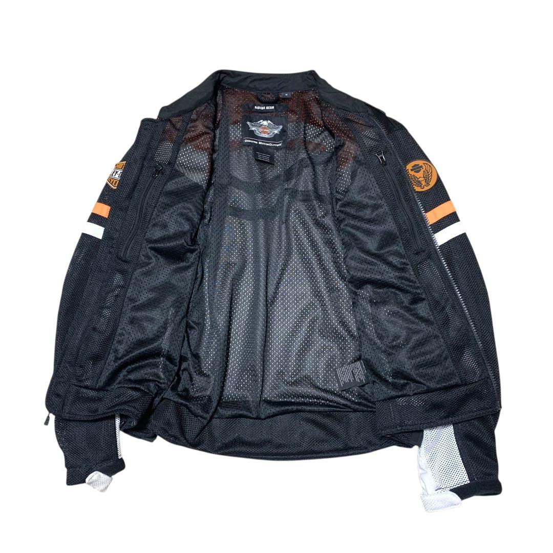 Harley-Davidson ジャケット メッシュ【M】ワッペン 刺繍