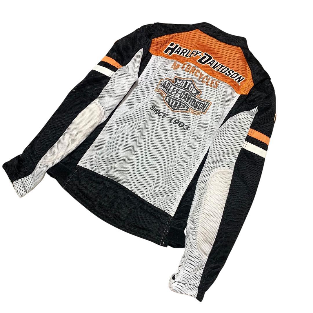 Harley-Davidson ジャケット メッシュ【M】ワッペン 刺繍