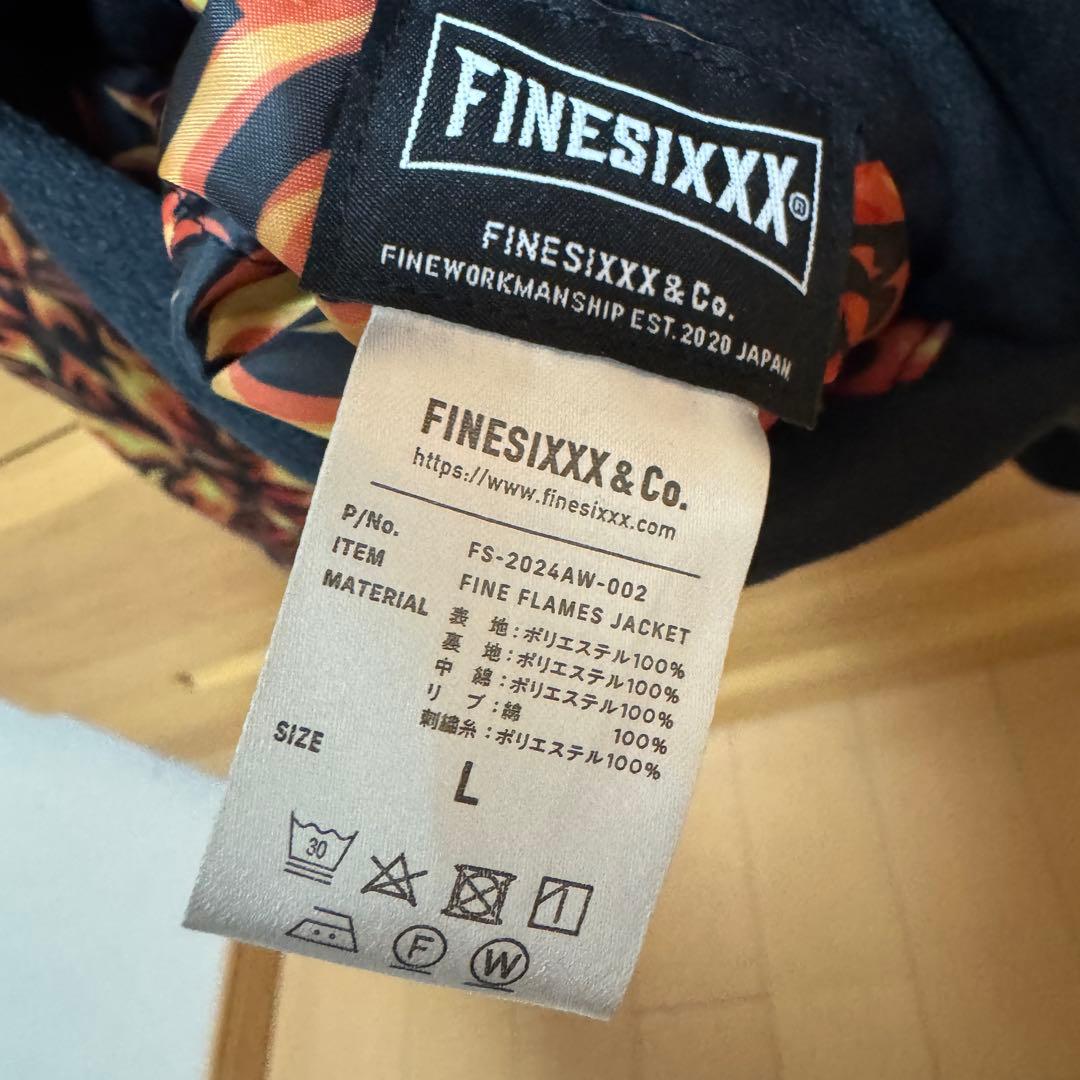 ファインシックスFINESIXXX フレイムスリバーシブルジャケット　Lサイズ