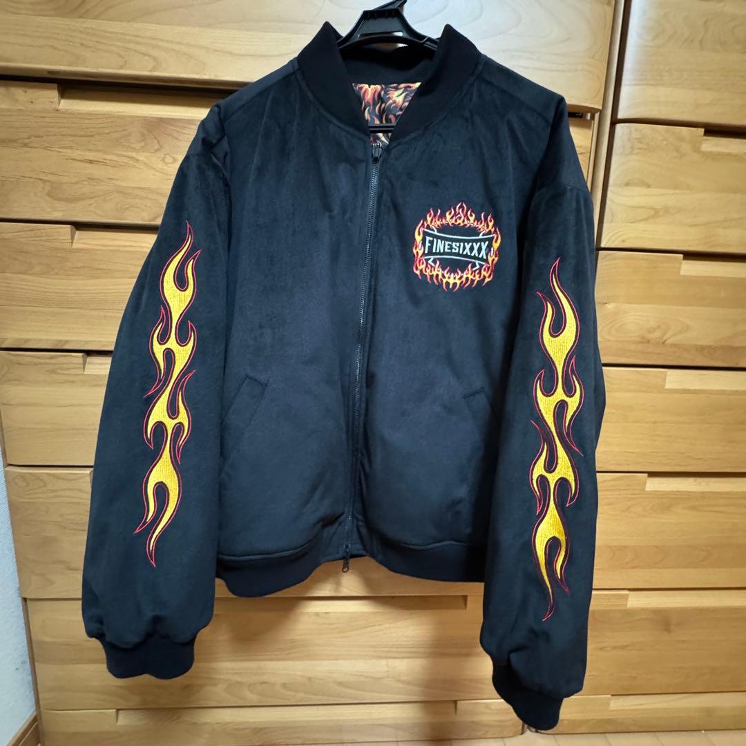 ファインシックスFINESIXXX フレイムスリバーシブルジャケット　Lサイズ
