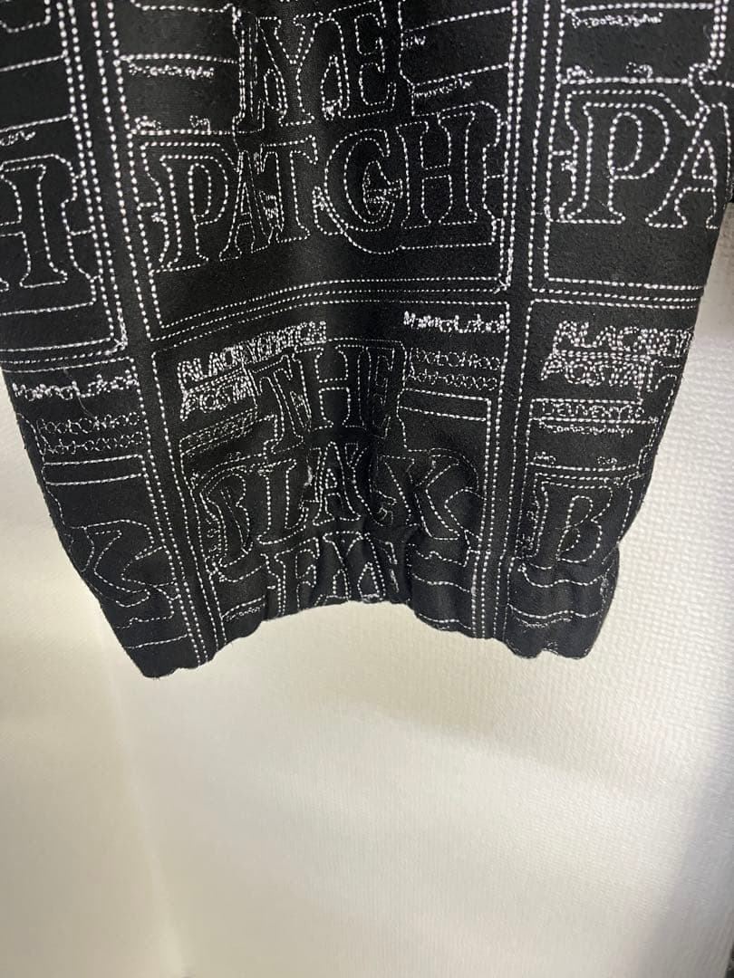 ブラックアイパッチ フェイクスエード パンツ SIZE XL 黒