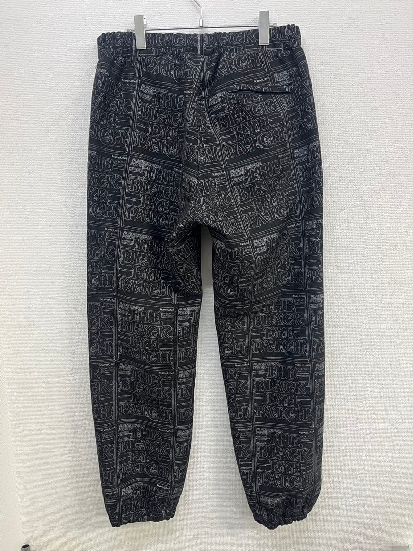 ブラックアイパッチ フェイクスエード パンツ SIZE XL 黒