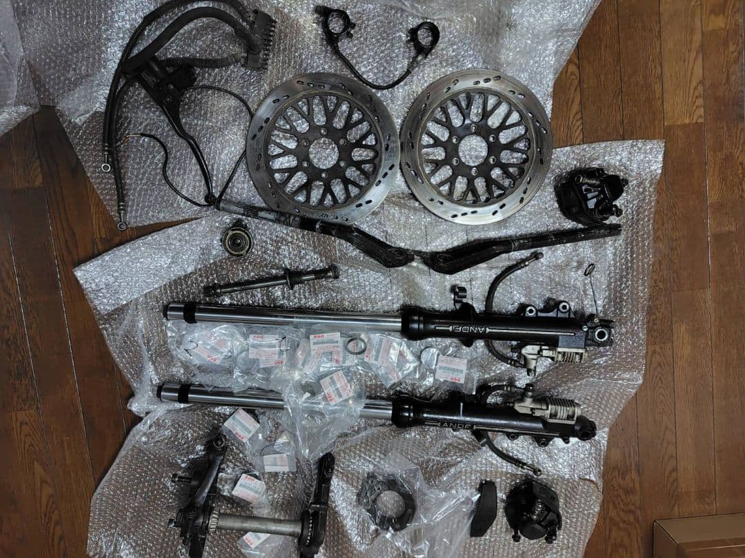 gt380b3b5さん専用 　　GSX400FS 純正ダブルディスクアンチ