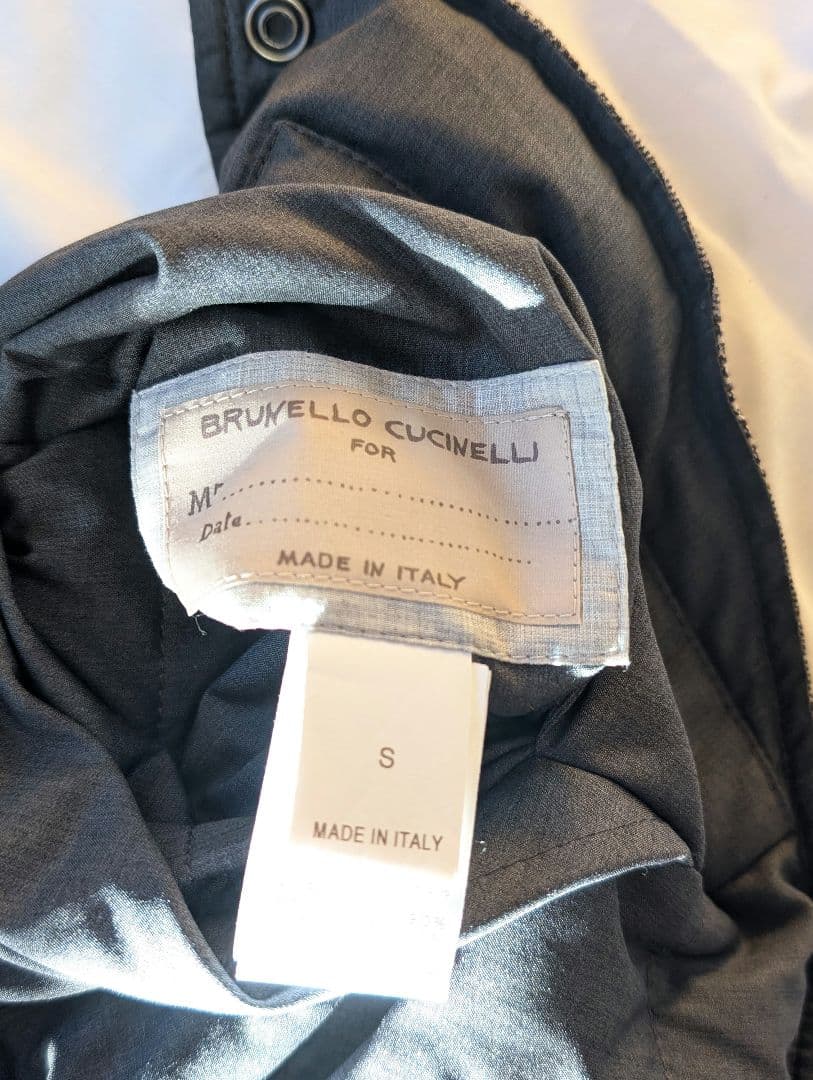 j kato【美品】ブルネロクチネリ リバーシブル ダウンベスト S