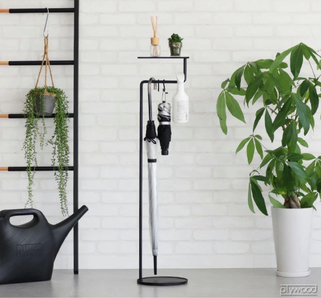 シンプルでオシャレな傘立て(ブラック)