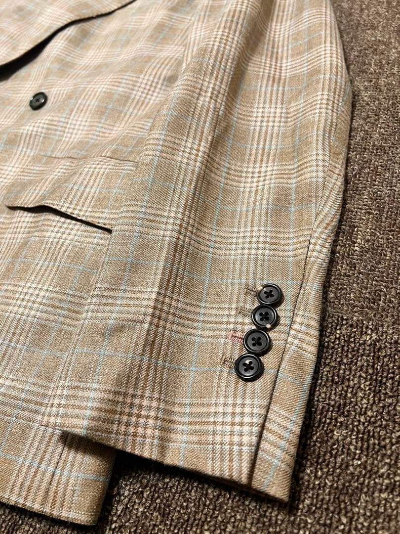 7*d様 レア　ポールスミス　25SS ファンシーチェック　ダブルブレストジャケ