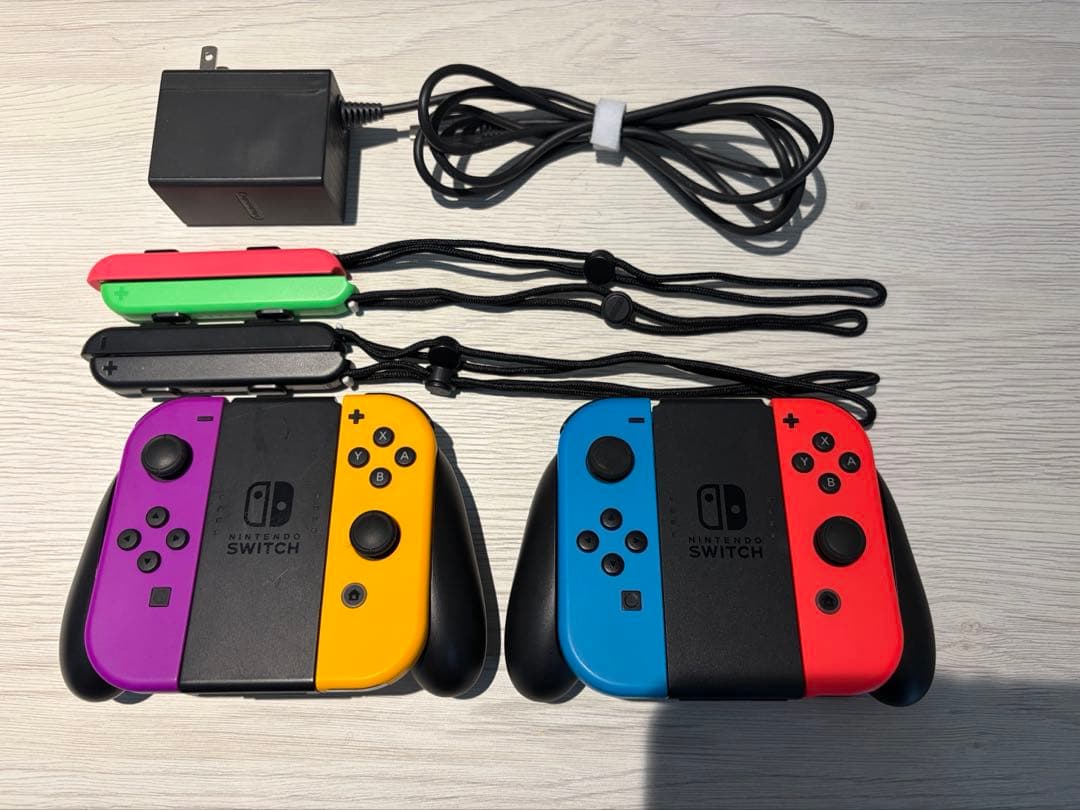 Nintendo Switch 本体 バッテリー強化版　箱無し　ジョイコン×２