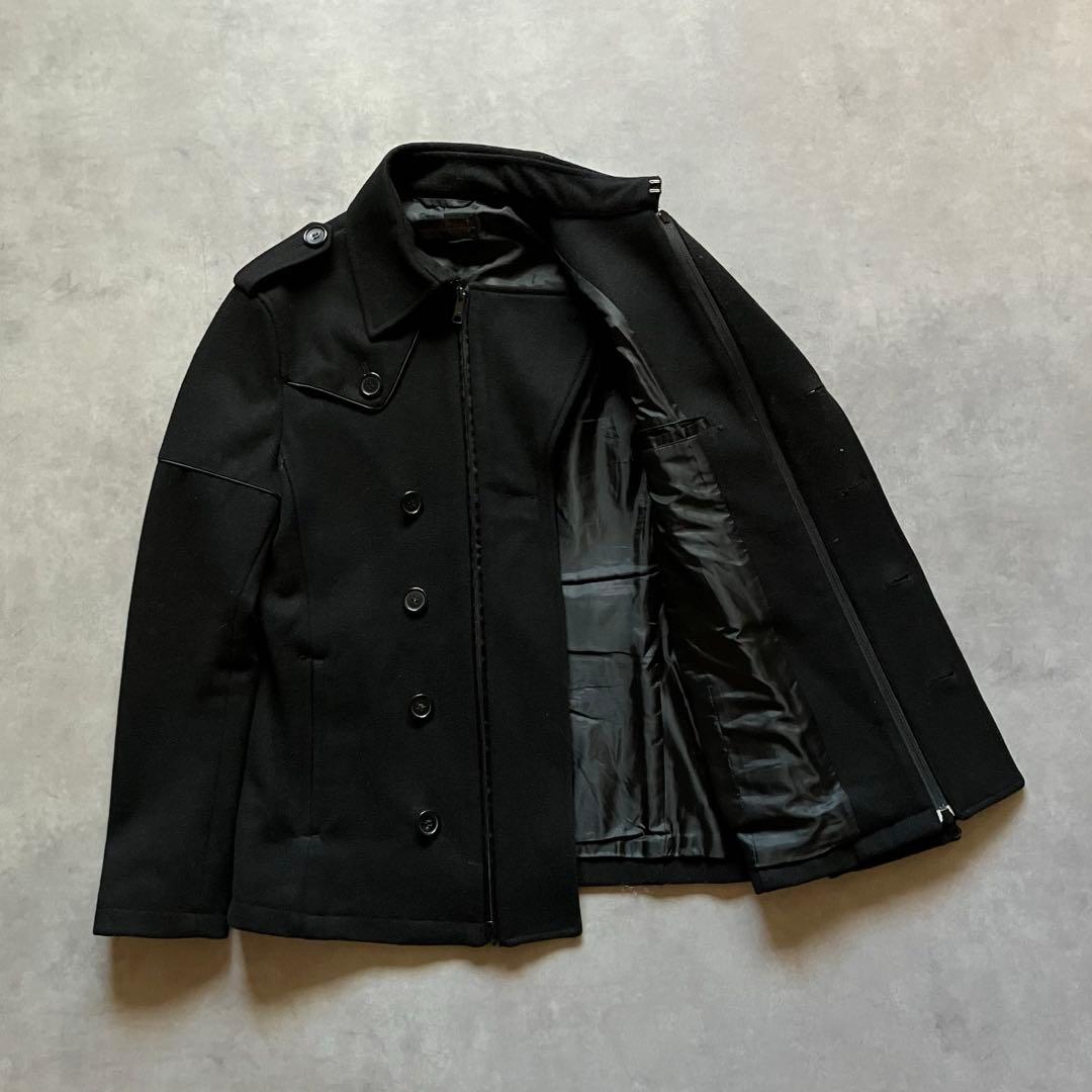 ジャケット・アウター 00s y2k archive gimmick zip wool jacket