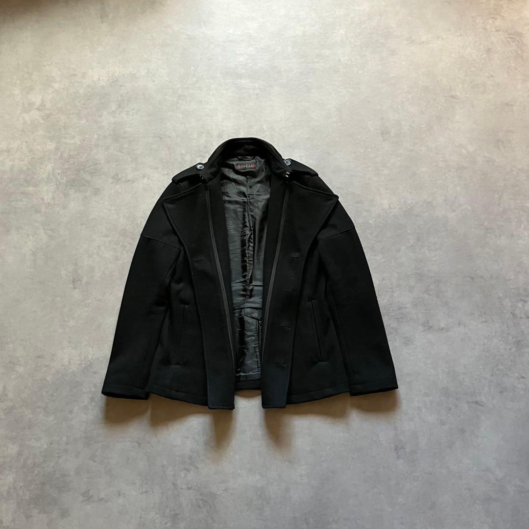 ジャケット・アウター 00s y2k archive gimmick zip wool jacket