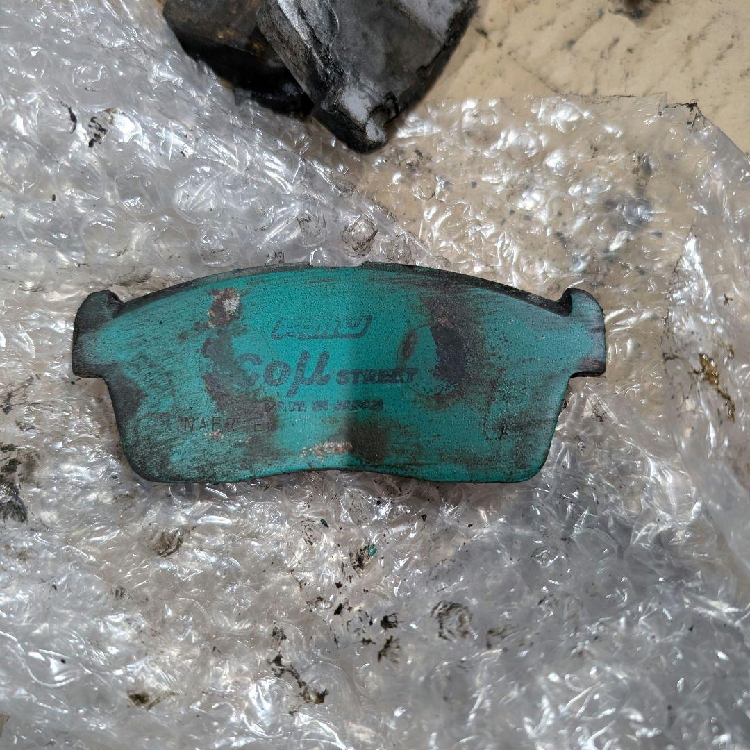 OH済 コペン L880K ブレーキ キャリパー プロミューパッド ローター