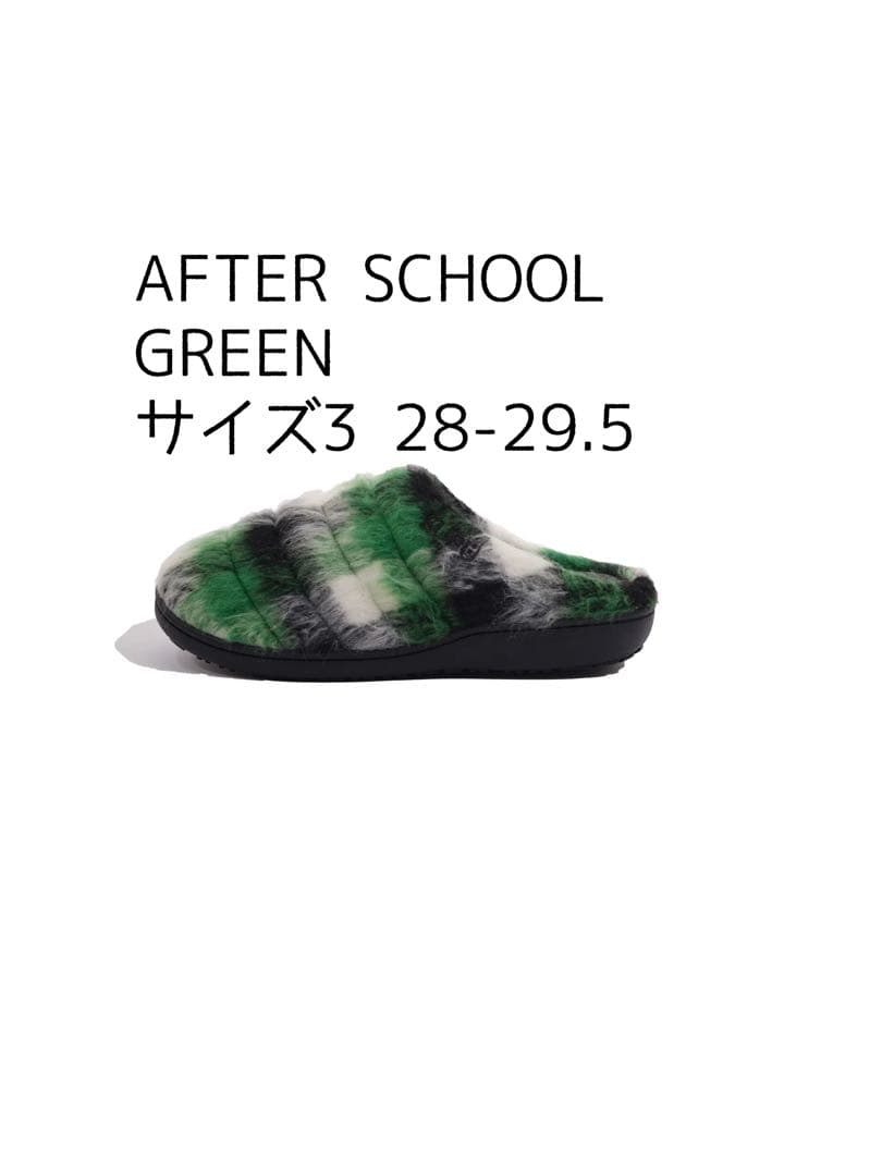 靴 AFTER SCHOOL GREEN 3 28-29.5