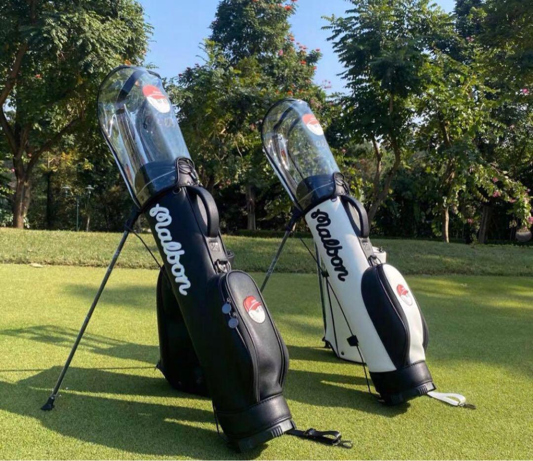 マルボン ゴルフmalbon golf キャディバッグ セルフスタンド 3分割
