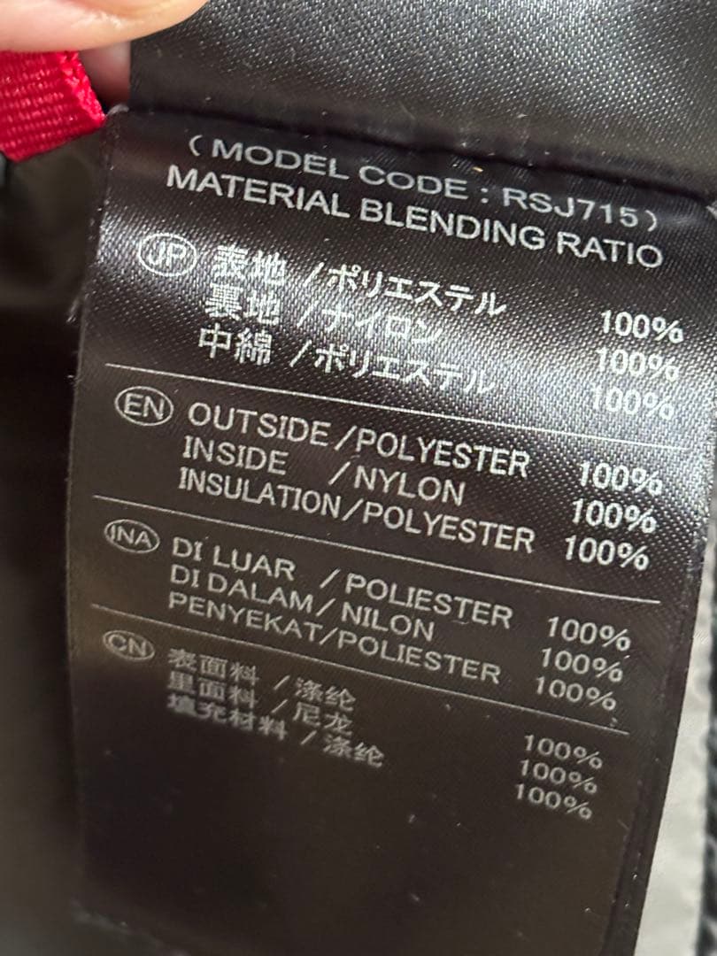 美品 RSタイチ TAICHI RSJ715ランダムウインターパーカー XXL