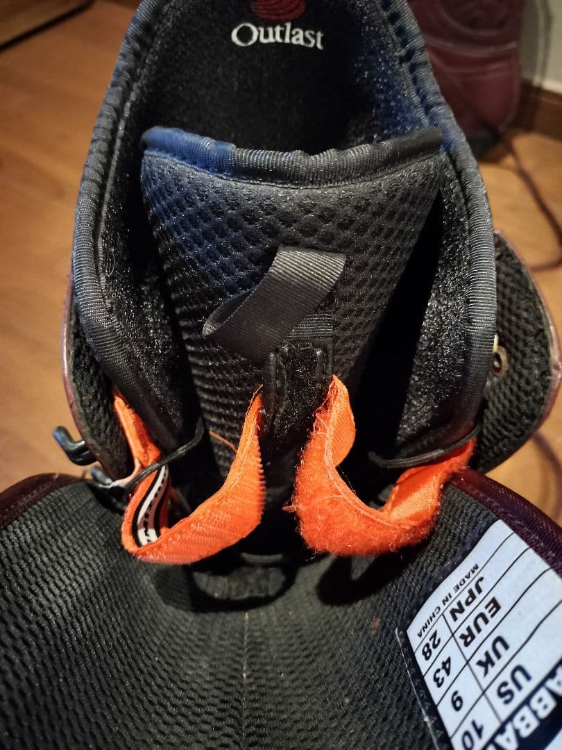 BURTON SABBATH 28cmブーツ(男性用) バーガンディ