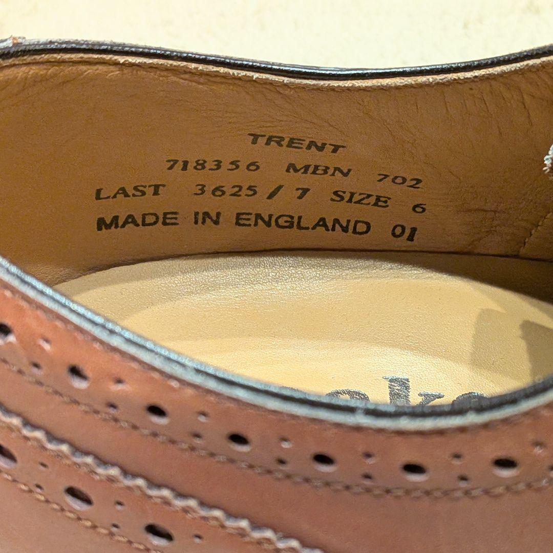 Loake TRENT ウイングチップ 6 ローク 革靴