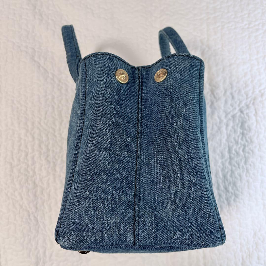 美品⭐︎プラダ カナパS 2Wayトートバッグ デニム 1BG439 正規品