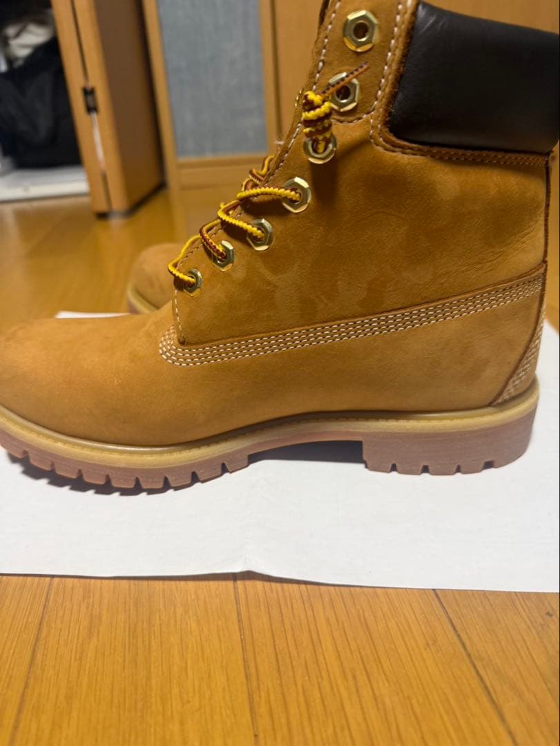 は*る様 Timberland ブラウンプレミアム 9wハイカットブーツ
