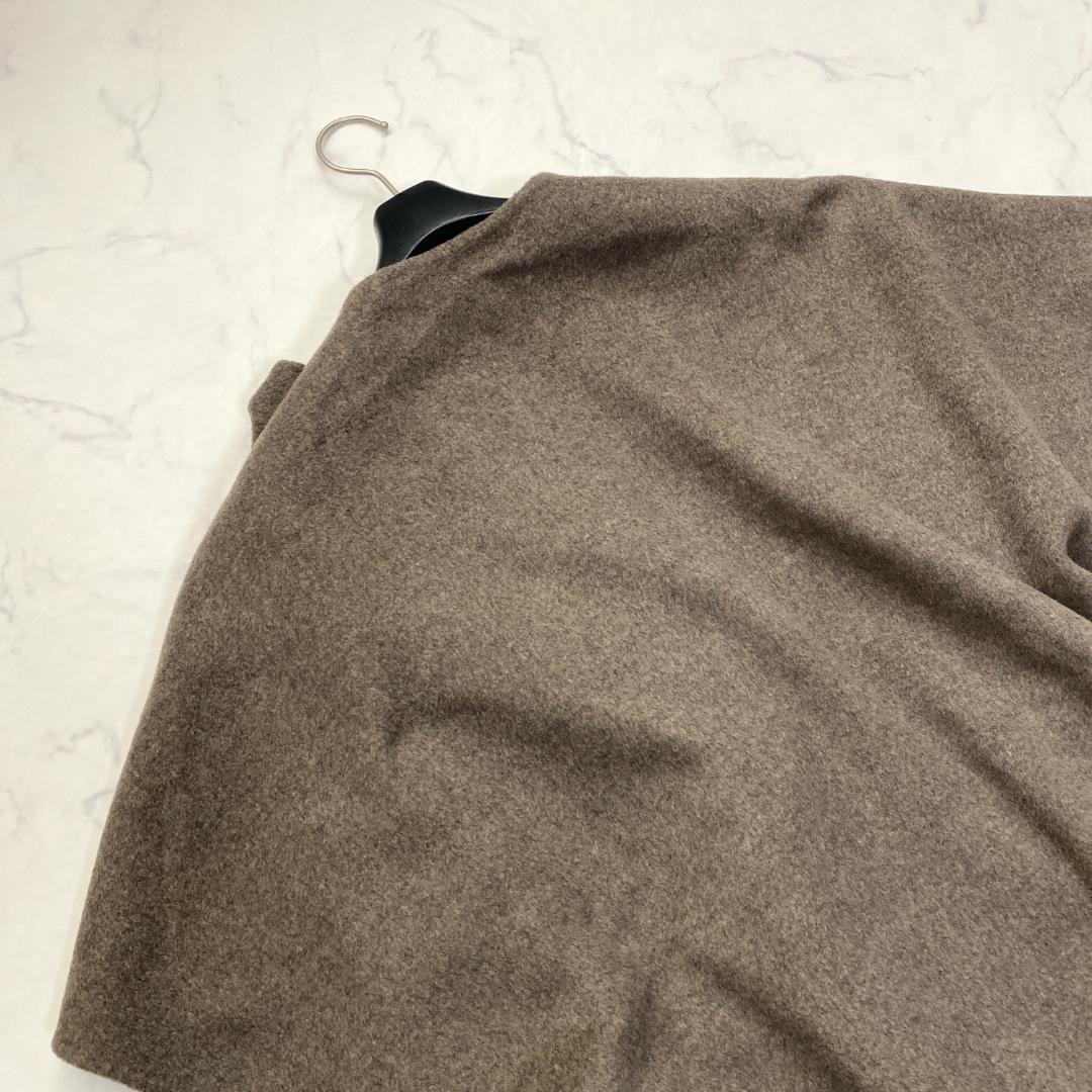 美品✨ヴェルメイユパーイエナスーパー160sダブルフェイスショートマントコート