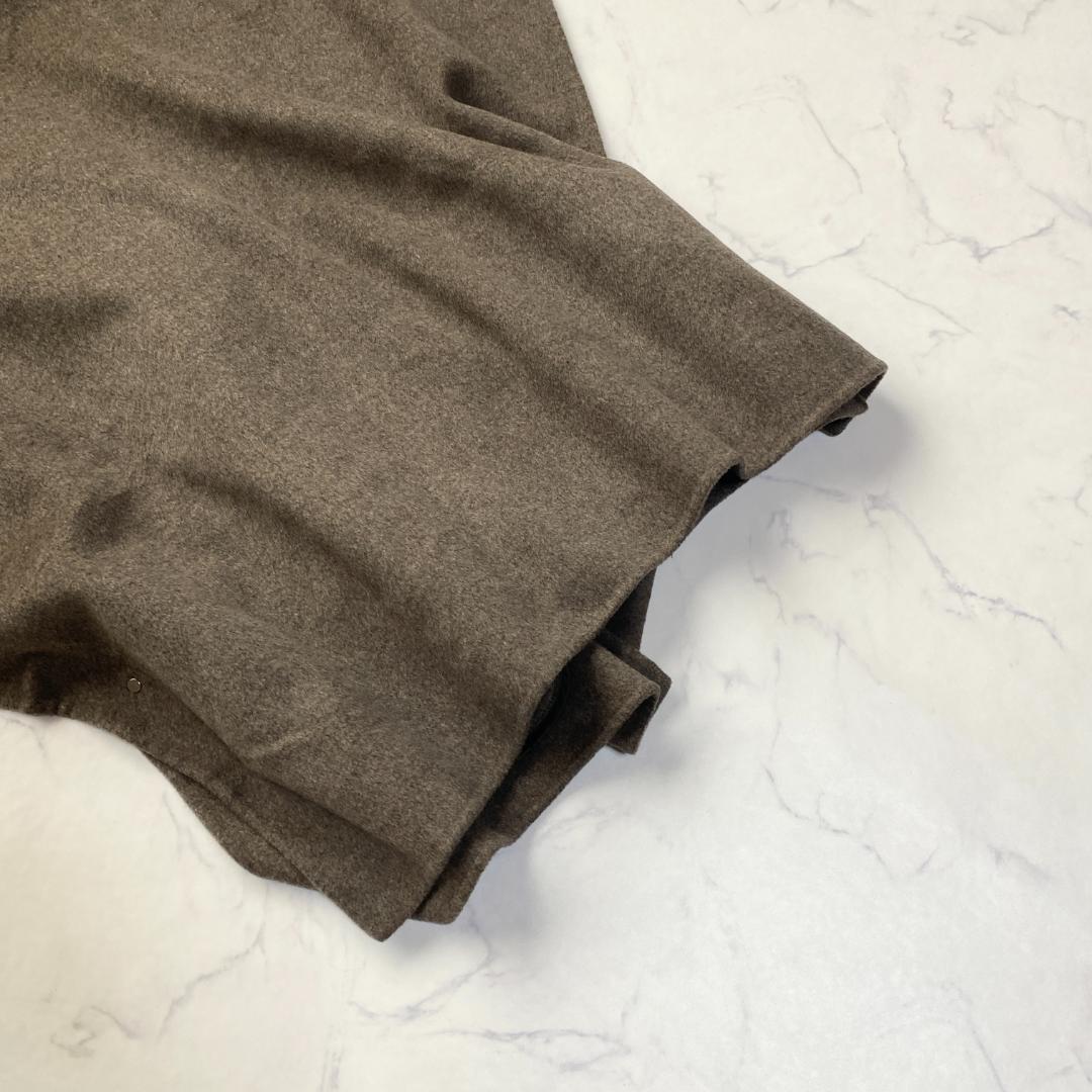 美品✨ヴェルメイユパーイエナスーパー160sダブルフェイスショートマントコート