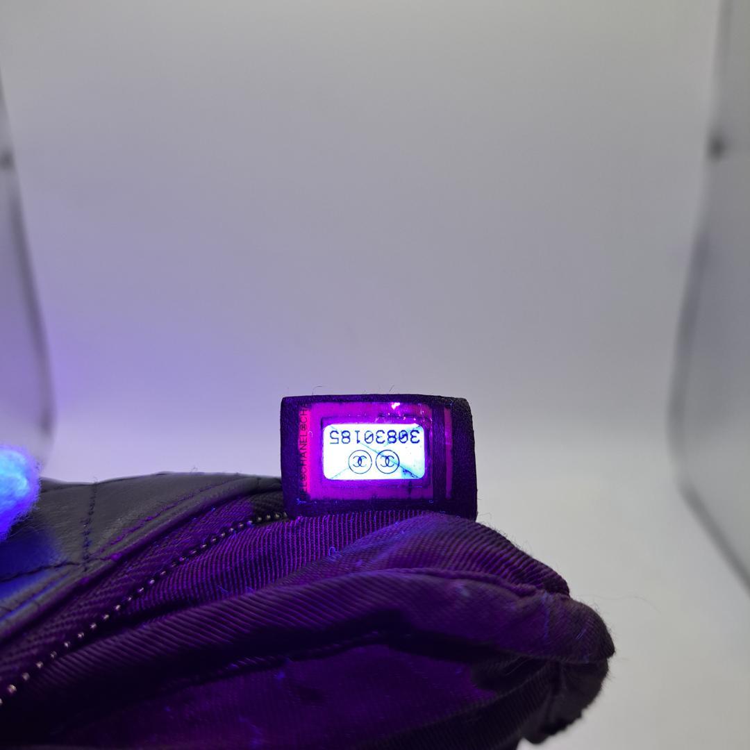 CHANEL　ケース　マトラッセ　ブラック　キルティング