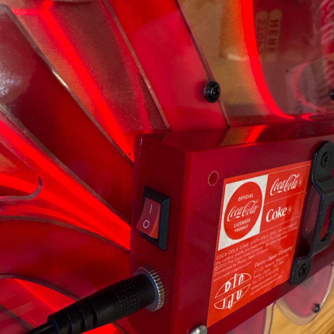 Coca-Cola ネオン看板 赤