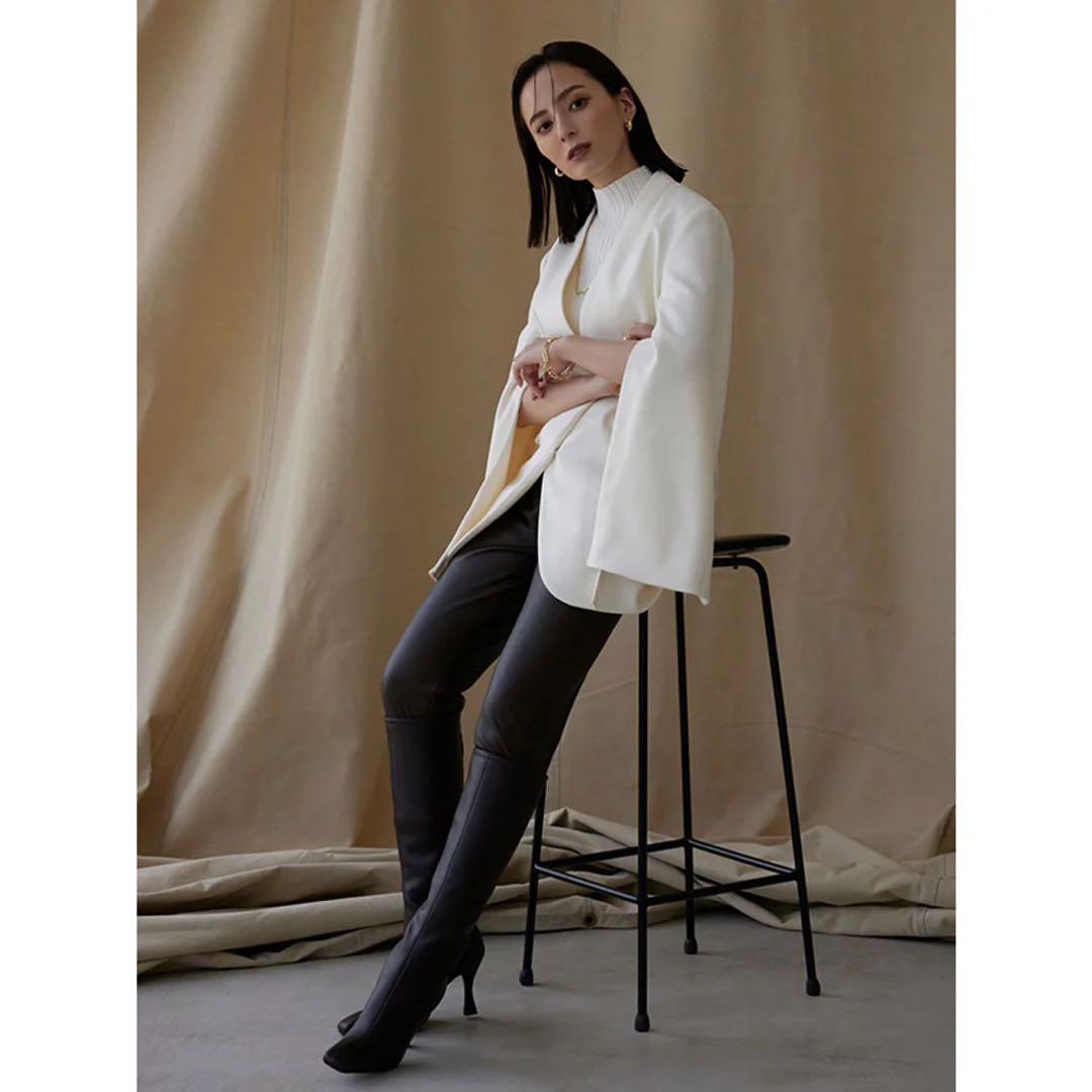 ミドルレングススリットスリーブジャケット