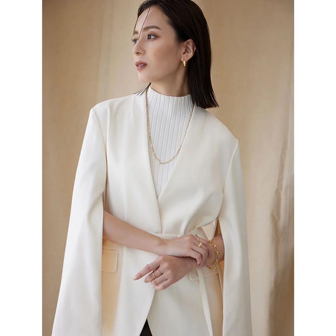 ミドルレングススリットスリーブジャケット