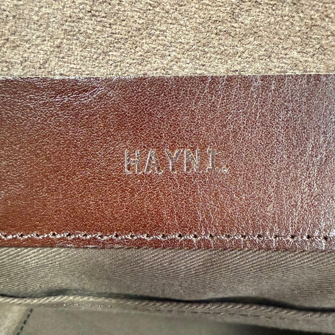 HAYNI別注 TIDEWAY HONE L 本革 レザーショルダーバッグ