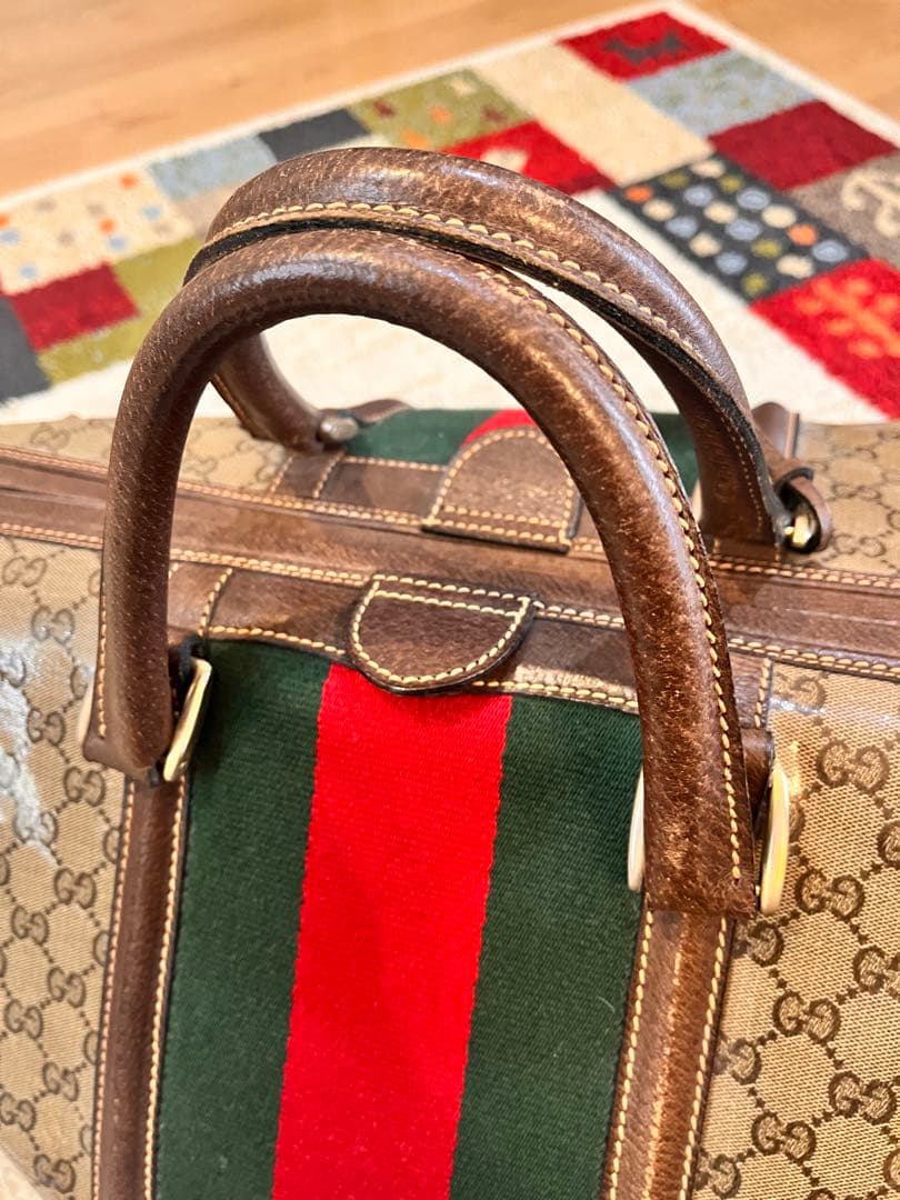 グッチヴィンテージ　旅行バック