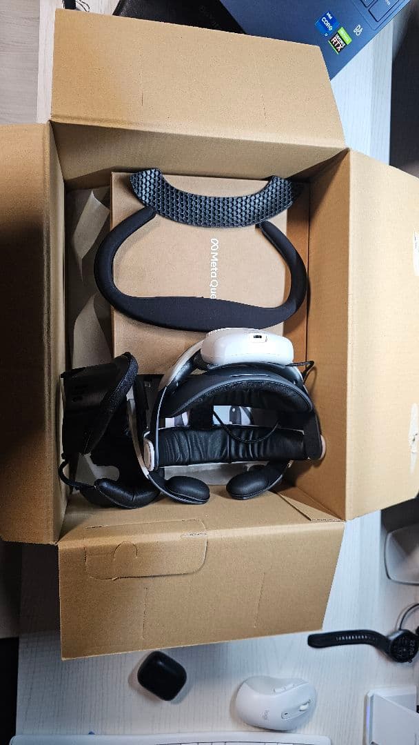  Quest 3 512GBバッテリー付きストラップフェイスクッション