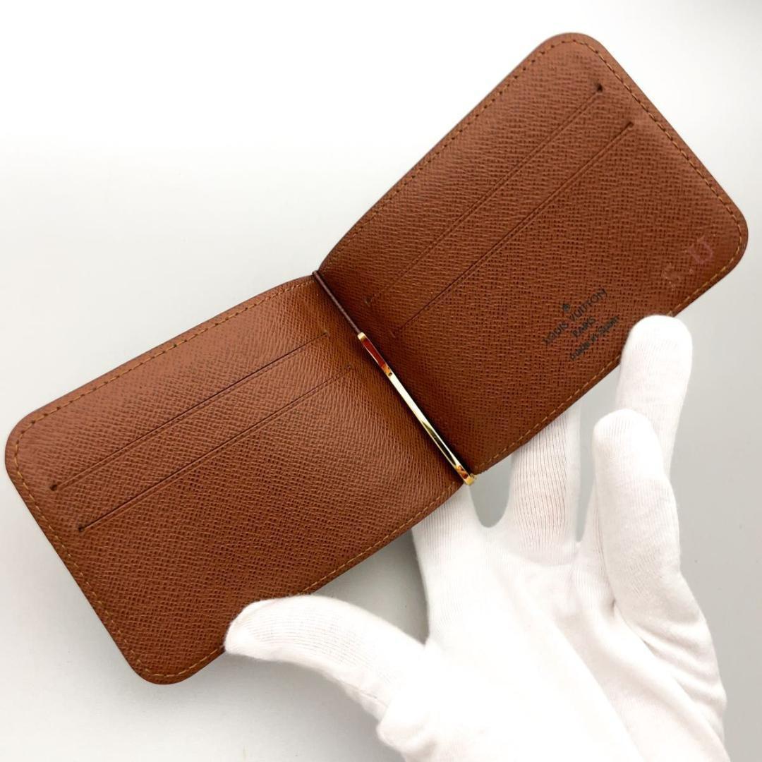 希少★特上美品★ルイヴィトン モノグラム ポルトフォイユ パンス マネークリップ