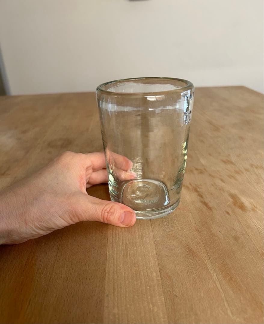 【民藝】沖縄再生ガラス　奥原硝子製造所　グラス4個セット