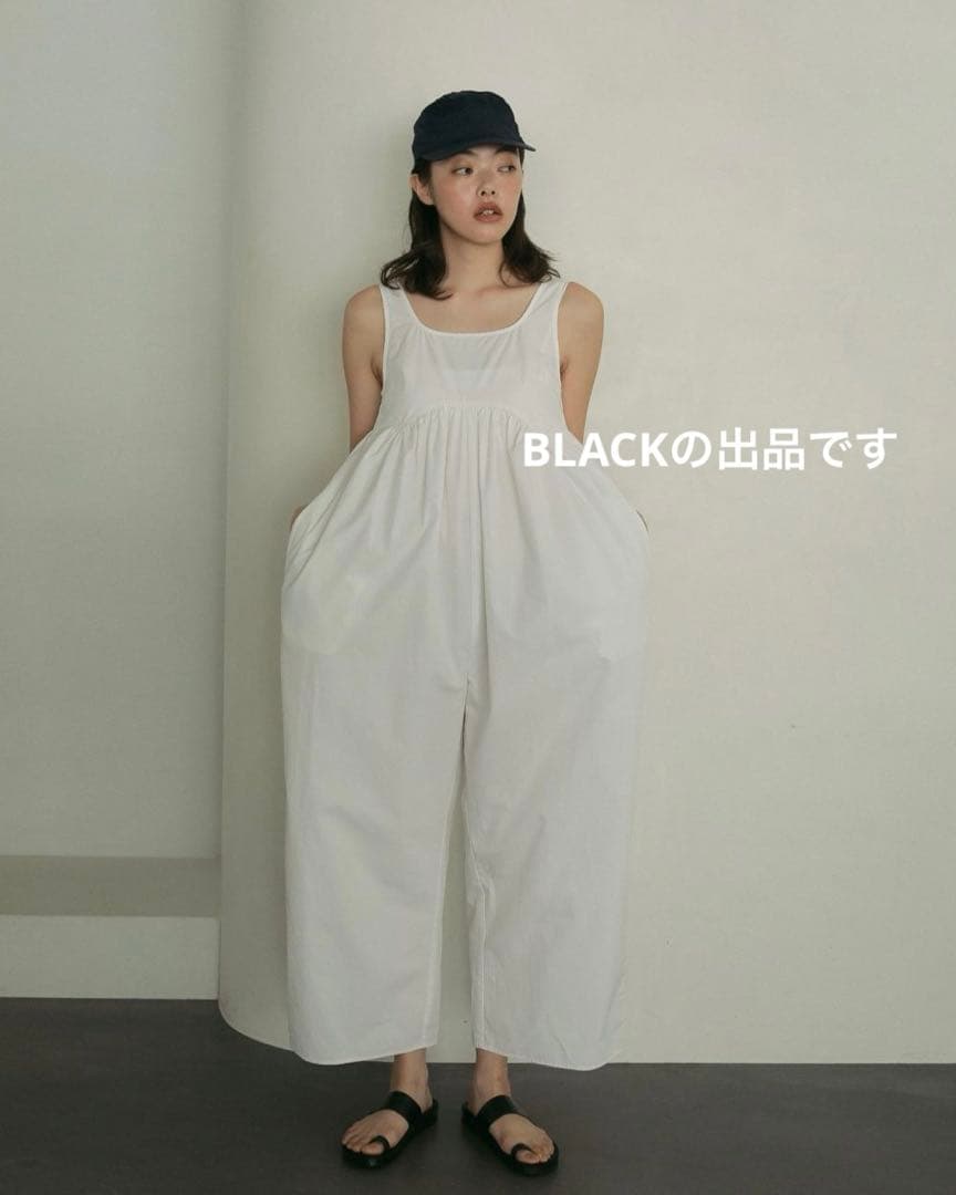 新品 タグ類無しanuke Cotton Gather Combinaison