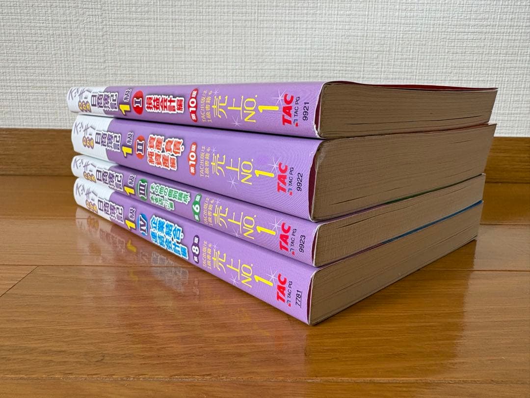 【4冊セット】スッキリわかる日商簿記1級 商業簿記・会計学 ①～④