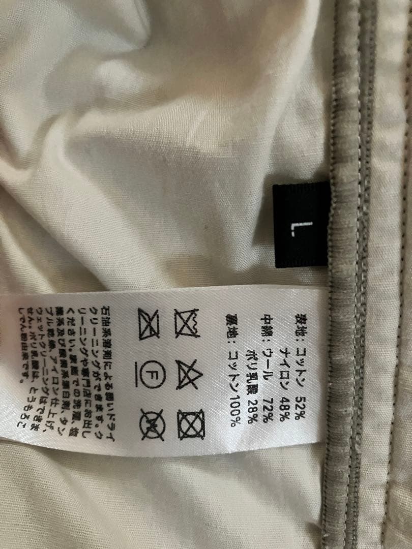 モンクジャケット カーブ　L