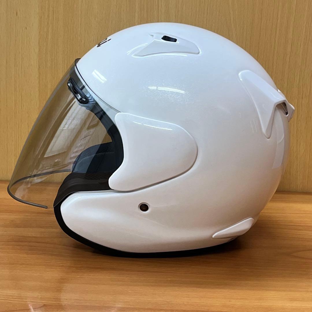 Arai ジェットヘルメット ホワイト SNELL MZF 55〜56cm