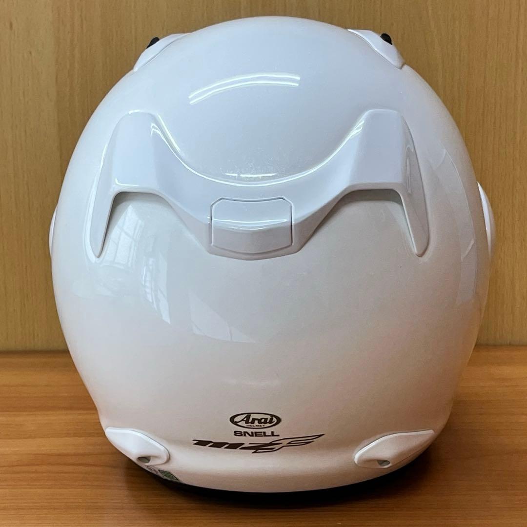 Arai ジェットヘルメット ホワイト SNELL MZF 55〜56cm