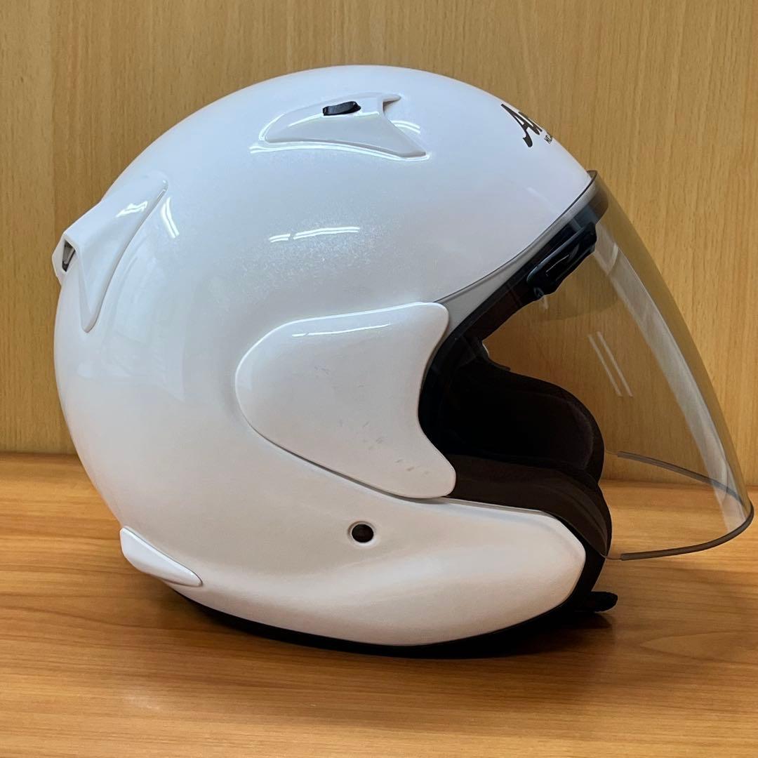 Arai ジェットヘルメット ホワイト SNELL MZF 55〜56cm