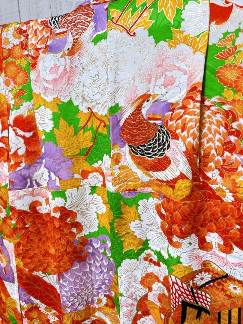 アンティーク柄♡七五三　7歳　女の子　フルセット　一式　レトロ着物