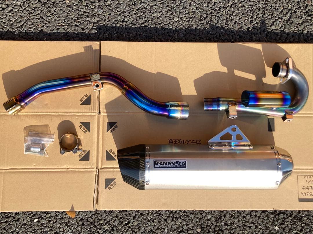 WR250R/X用　BEAMS マフラー&エキパイ　オールチタン　政府認証