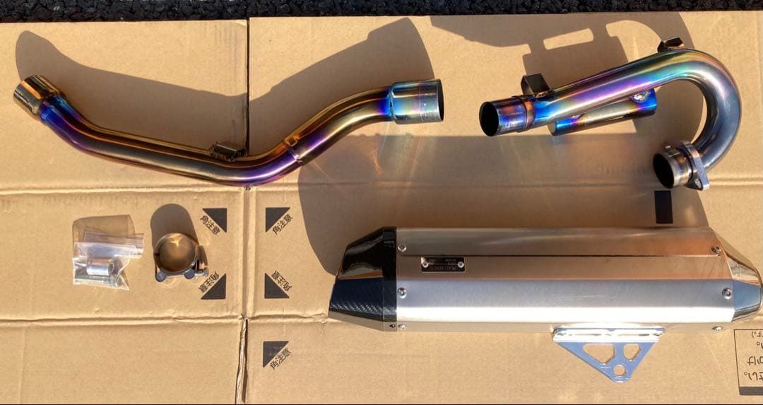 WR250R/X用　BEAMS マフラー&エキパイ　オールチタン　政府認証