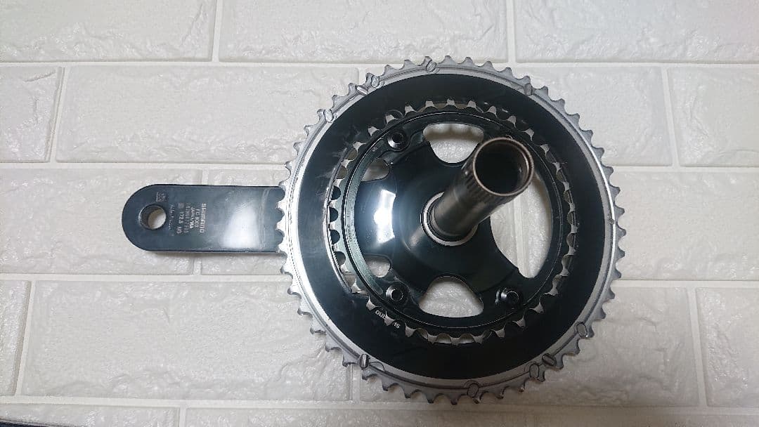 DURA-ACE 9000クランクセット シルバー/ブラック美品