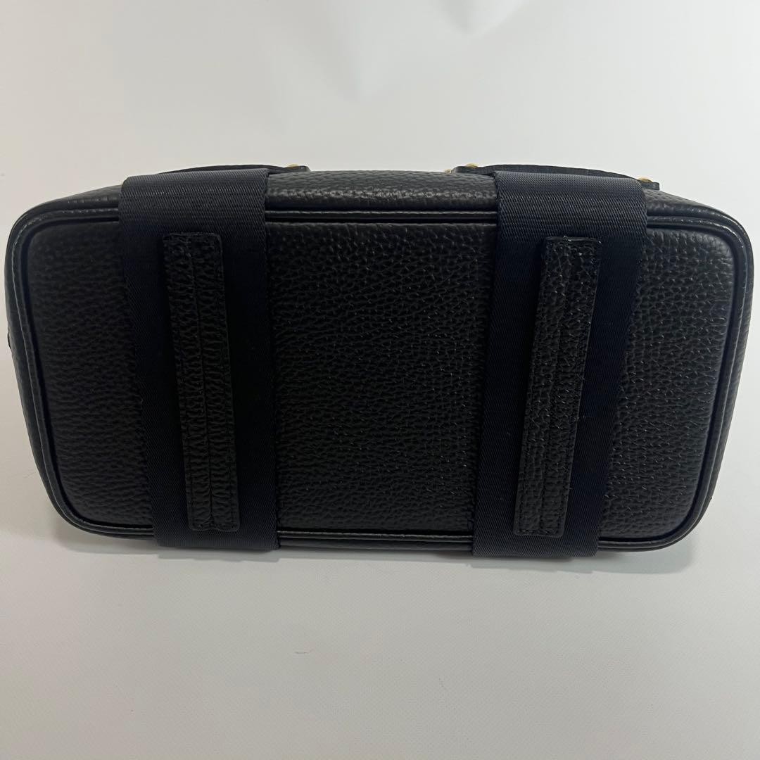 未使用級　A.D.M.J . デイリー　トートバッグ　レザー　ブラック　黒