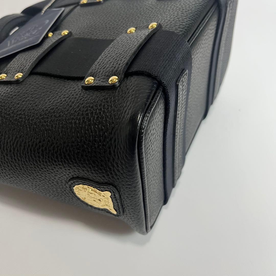 未使用級　A.D.M.J . デイリー　トートバッグ　レザー　ブラック　黒