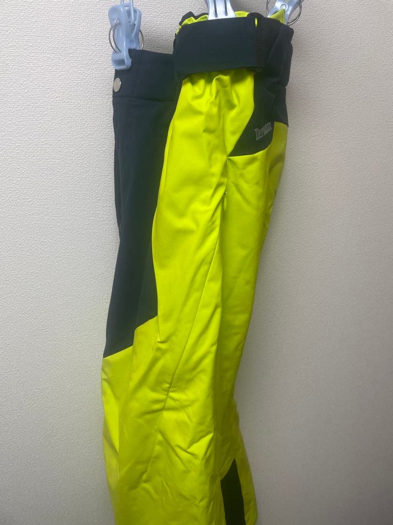 DESCENTE スキーウェア ネイビー/ライムグリーン