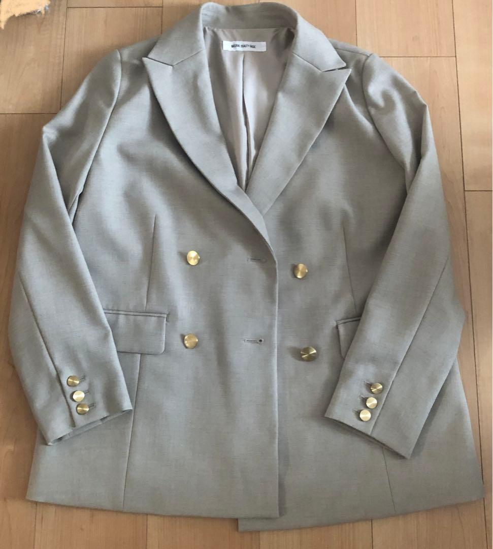 【美品】NATURAL BEAUTY BASIC ジャケット　ベージュ　M