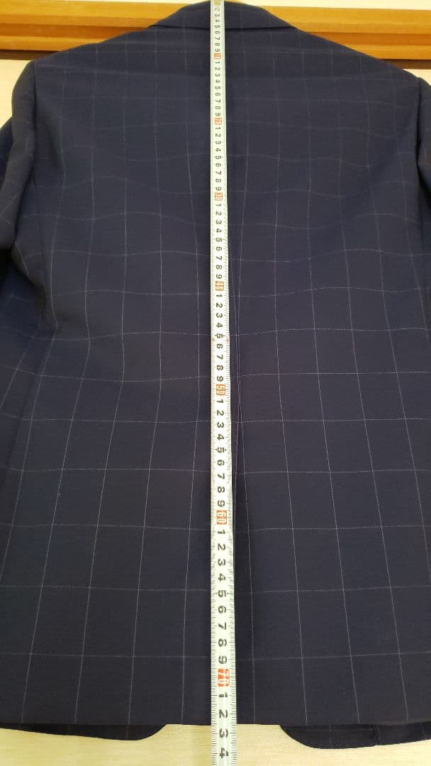 メンズ　スーツ　HILTON 紺　3点セット　A5