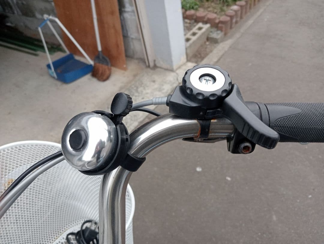 ミムゴ　水色 電動アシスト三輪車　一回3時間充電で25km走行可能