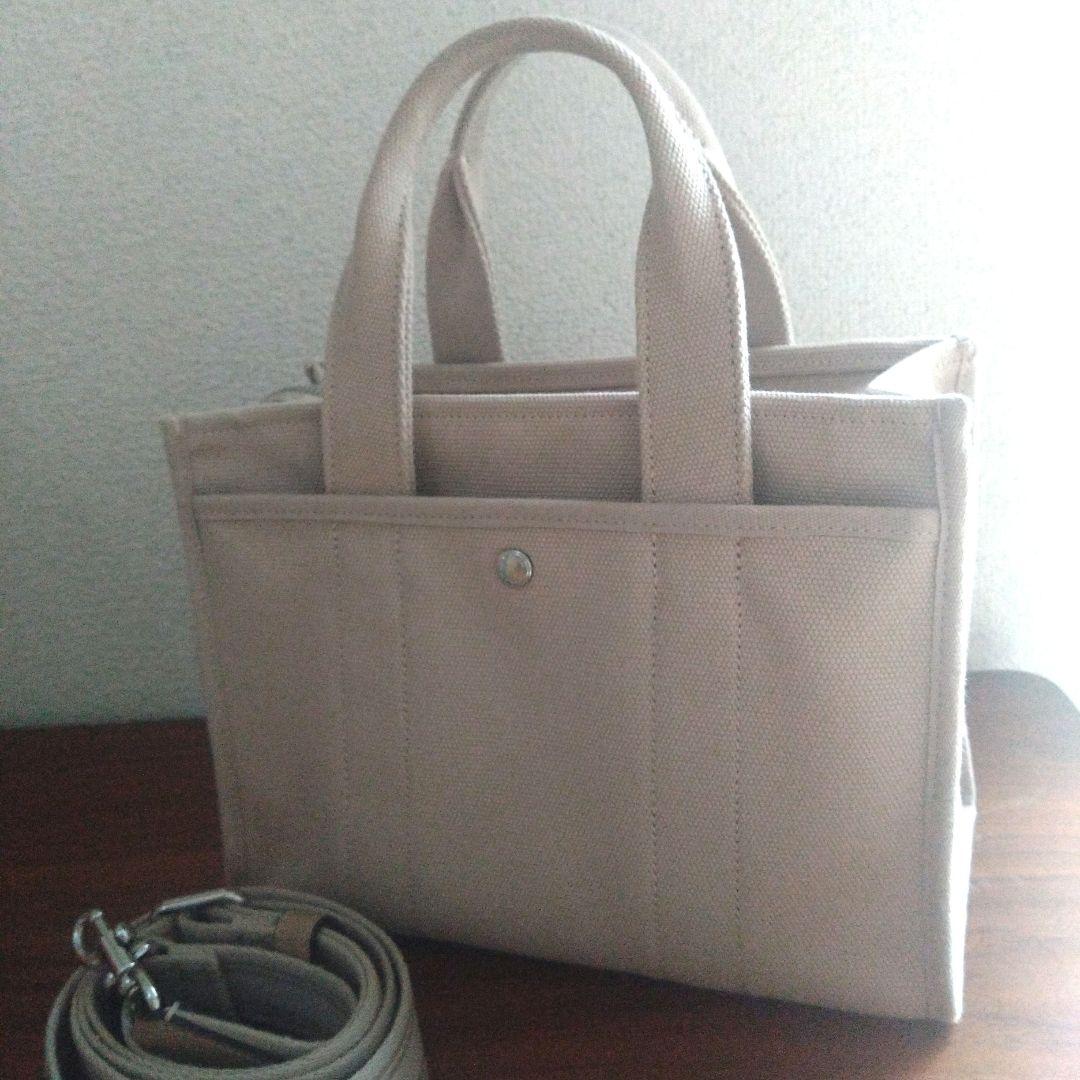 Coach カーゴトート 26 キャンバス 2way ショルダー ベージュ