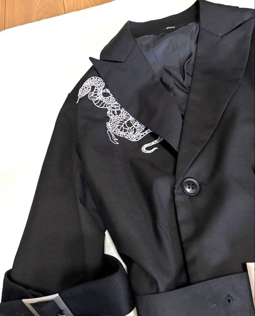 美品　gibous belt snake jacket L